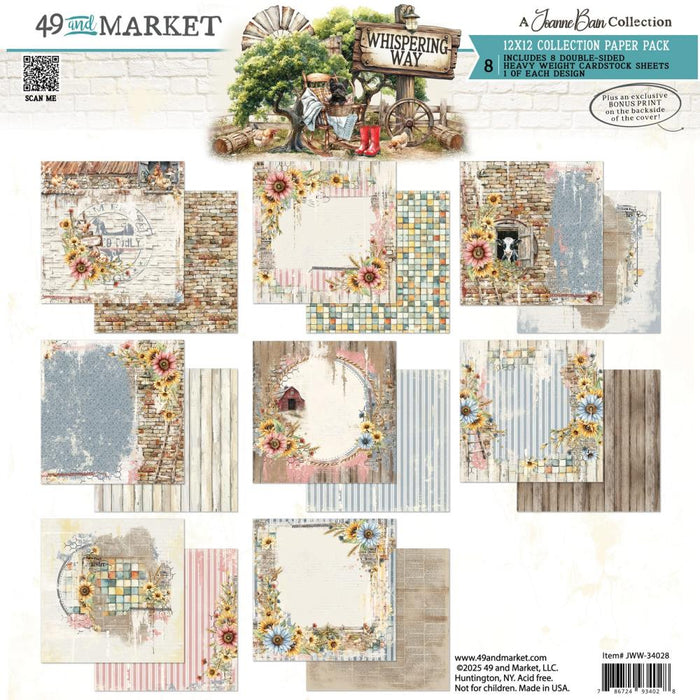 49 & Market Whispering Way - 12x12 Collection Pack