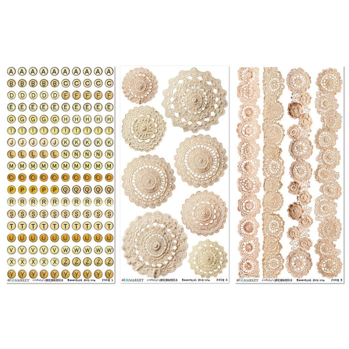 49 & Market Nostalgic Memories - Essential Rub-On Transfers