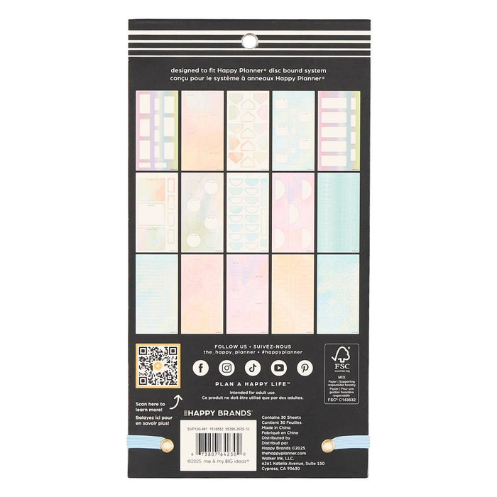 Me & My Big Ideas Happy Planner - Pastel Colorful Boxes Classic Sticker Value Pack