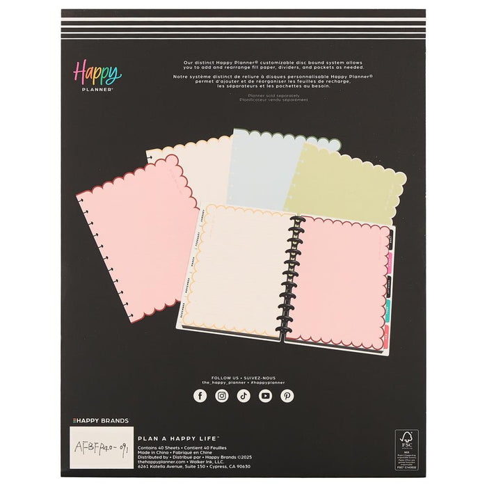 Me & My Big Ideas Happy Planner - Cafe Coquette Big Fill Paper