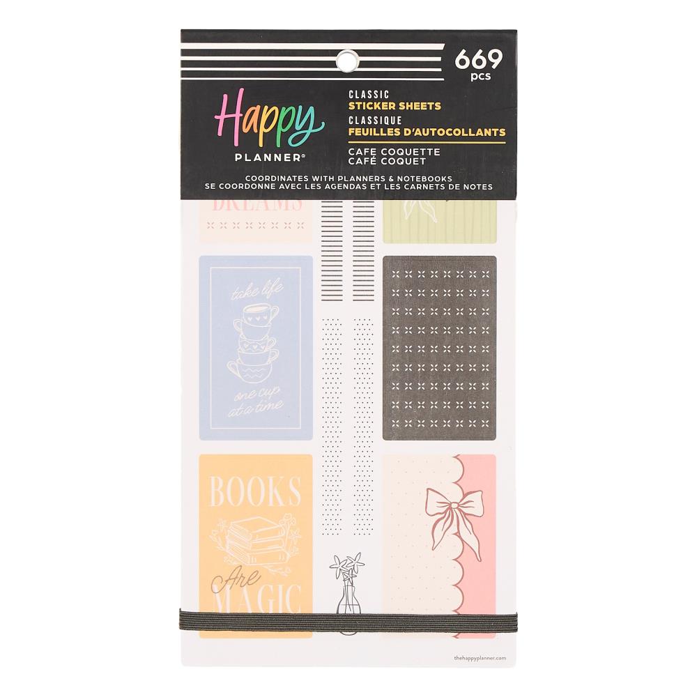 Me & My Big Ideas Happy Planner - Cafe Coquette Classic Sticker Value Pack