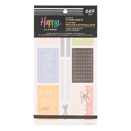 Me & My Big Ideas Happy Planner - Cafe Coquette Classic Sticker Value Pack