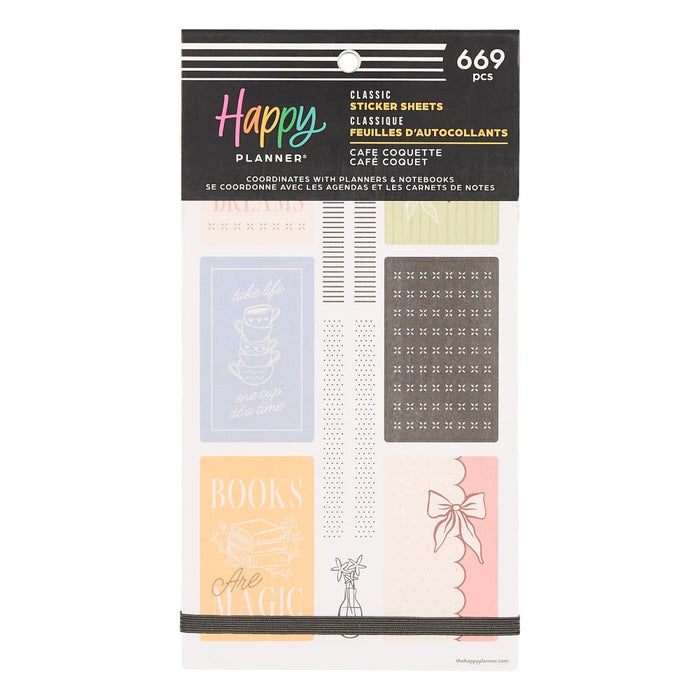 Me & My Big Ideas Happy Planner - Cafe Coquette Classic Sticker Value Pack