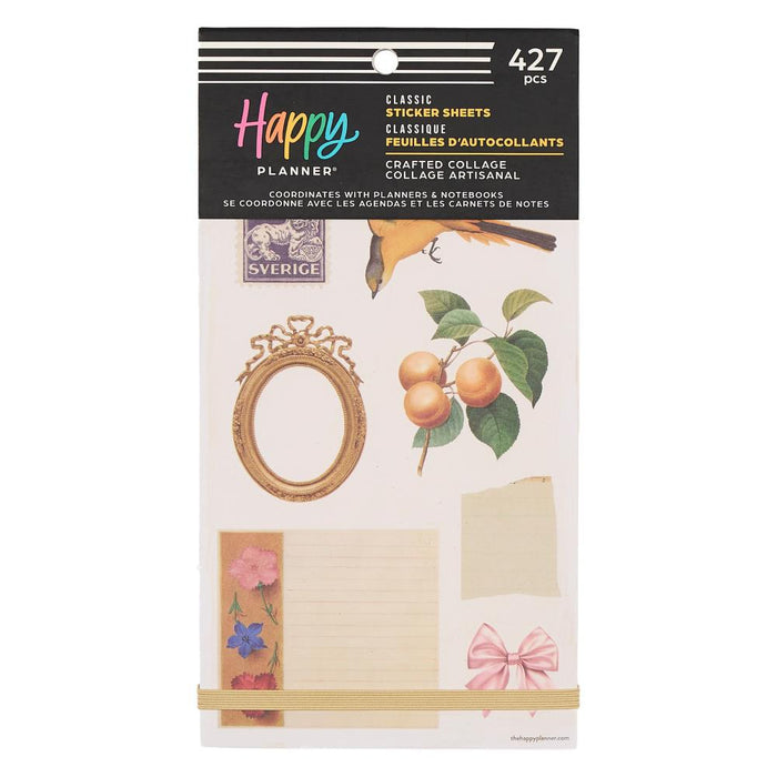 Me & My Big Ideas Happy Planner - Crafted Collage Classic Sticker Value Pack
