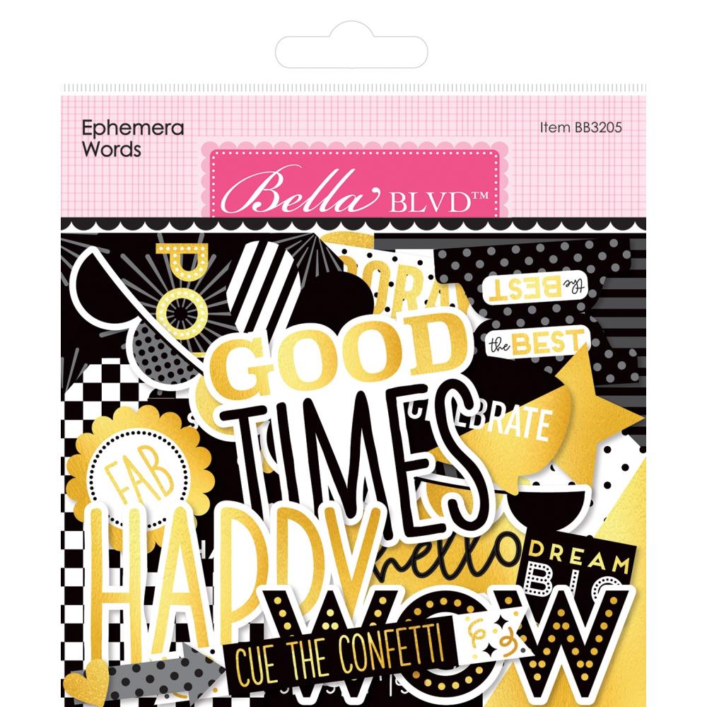 Bella Blvd Let's Celebrate! - Ephemera Words