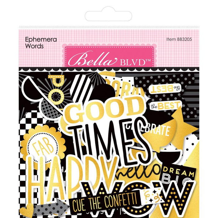 Bella Blvd Let's Celebrate! - Ephemera Words