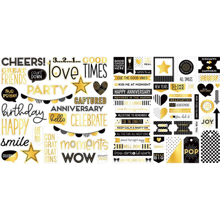 Bella Blvd Let's Celebrate! - Ephemera Words