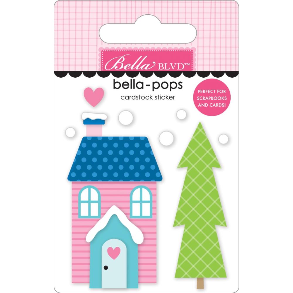 Bella Blvd Snowflake Season - Mittens Manor Bella-Pops 3D Sticker