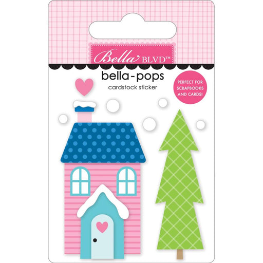 Bella Blvd Snowflake Season - Mittens Manor Bella-Pops 3D Sticker