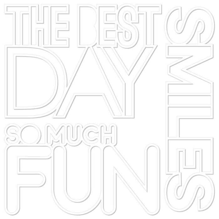 Bella Blvd Let's Celebrate! - The Best Day Cut Outs