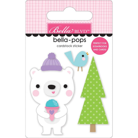 Bella Blvd Snowflake Season - Snowcone Surprise Bella-Pops 3D Sticker