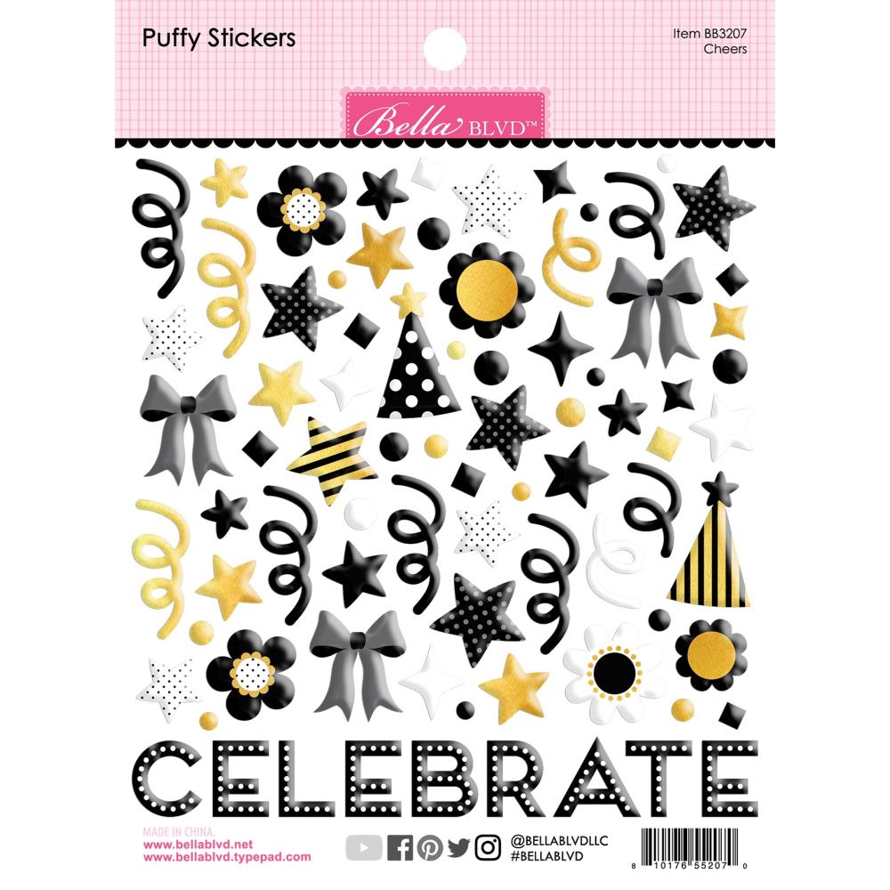 Bella Blvd Let's Celebrate! - Cheers Puffy Stickers