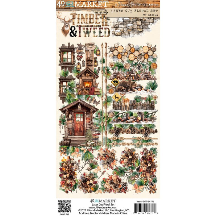 49 & Market Timber & Tweed - Laser Cut Florals