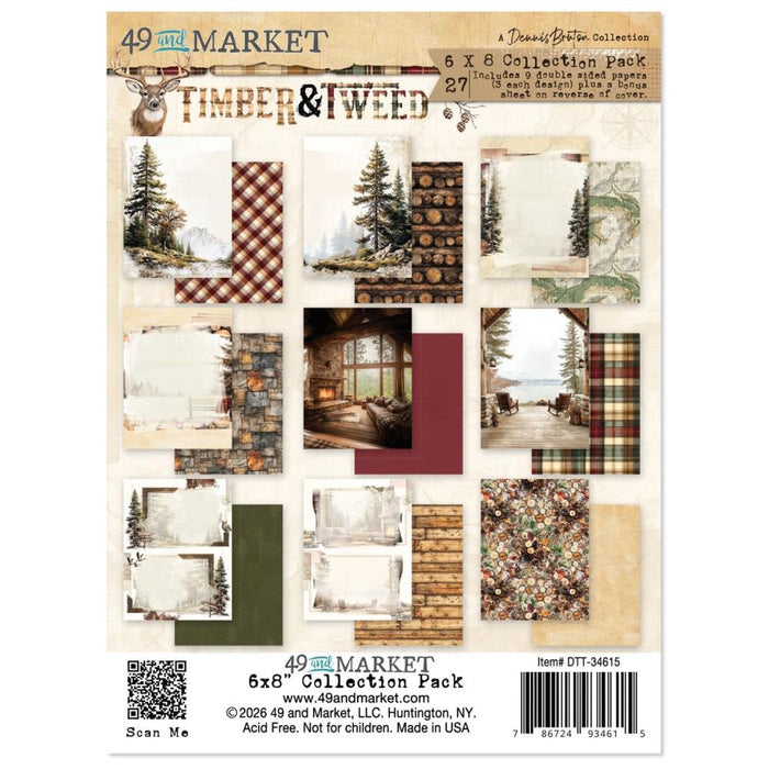 49 & Market Timber & Tweed - 6x8 Collection Pack