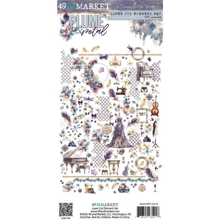 49 & Market Plume & Petal - Laser Cut Elements
