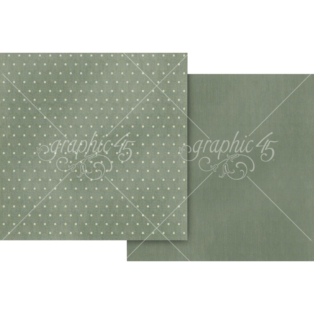 Graphic 45 Always & Forever - Luxurious Green Pattern