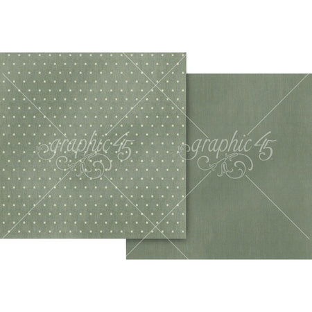 Graphic 45 Always & Forever - Luxurious Green Pattern