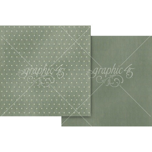 Graphic 45 Always & Forever - Luxurious Green Pattern