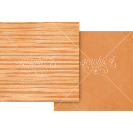 Graphic 45 Scenic Route - Vibrant Orange Pattern