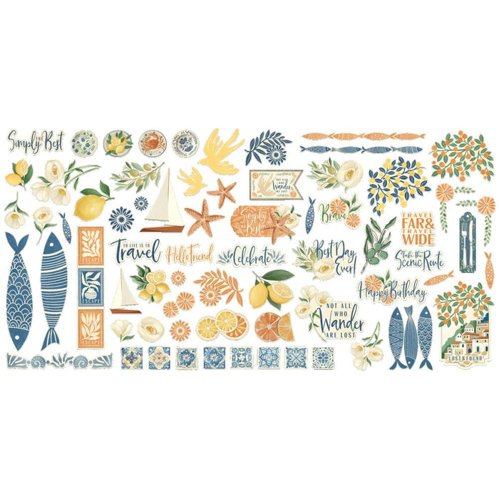 Graphic 45 Scenic Route - Ephemera Set