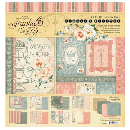 Graphic 45 Always & Forever - 12x12 Collection Kit