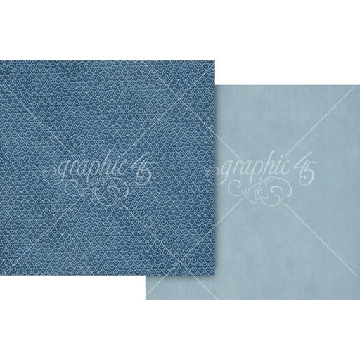 Graphic 45 Scenic Route - Azure Blue Pattern