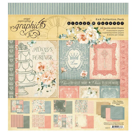 Graphic 45 Always & Forever - 8x8 Collection Pack