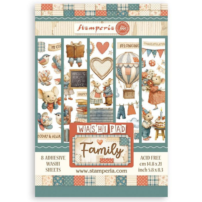 Stamperia Family - A5 Washi Pad