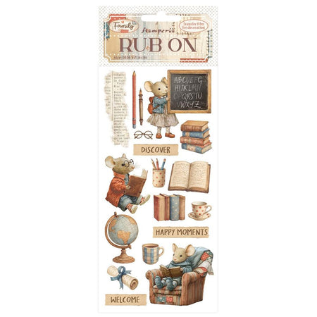 Stamperia Family - Happy Moments Rub-Ons