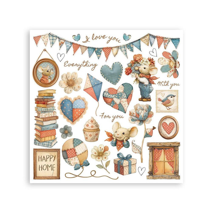 Stamperia Family - Rub-Ons Assortment Kit