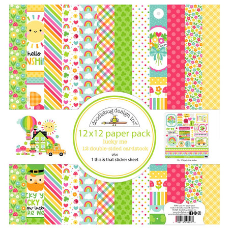 Doodlebug Design Lucky Me - 12x12 Paper Pack