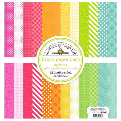 Doodlebug Design Lucky Me - Petite Prints 12x12 Paper Pack