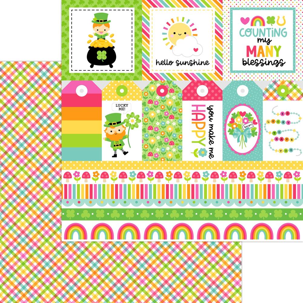 Doodlebug Design Lucky Me - St Paddy's Plaid