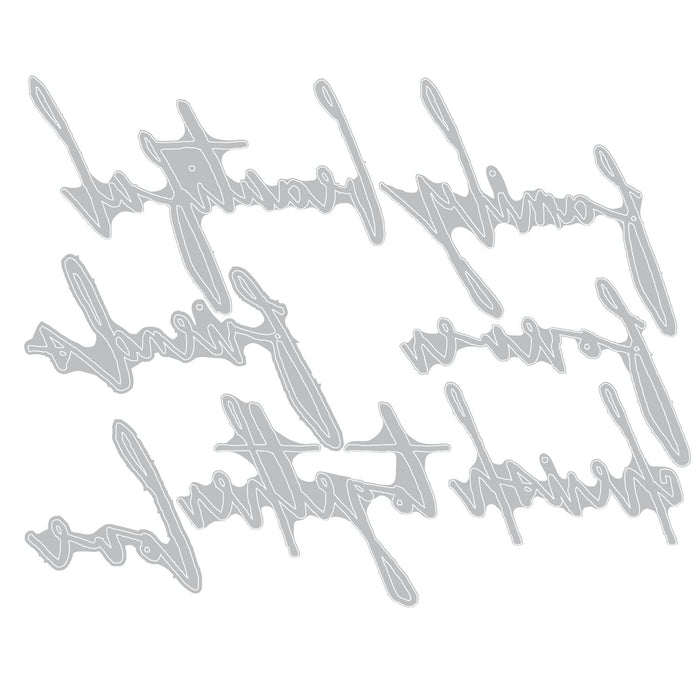 Sizzix Tim Holtz Thinlits Die - Handwritten Love