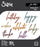 Sizzix Tim Holtz Thinlits Die - Handwritten Celebrate