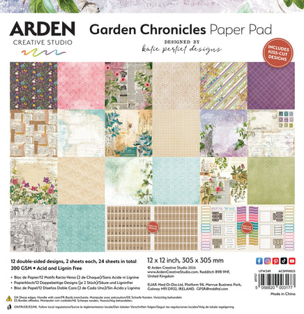 Arden Creative Studio Garden Chronicles - 12x12 Paper Pad