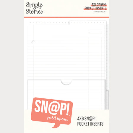 Simple Stories Sn@p! - 4x6 Pocket Binder Inserts