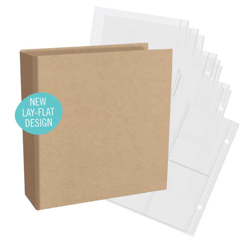 Simple Stories Sn@p! - 6x8 Simple Kraft Chipboard Binder