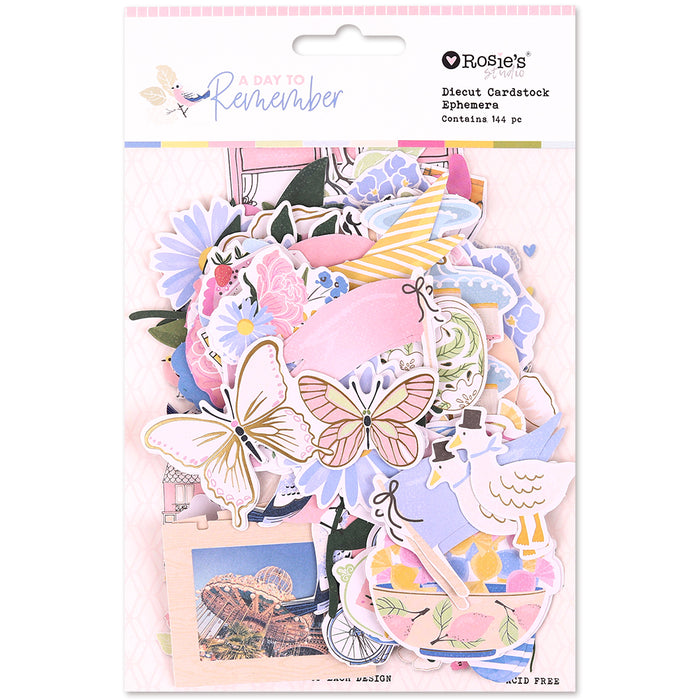 Rosie's Studio A Day To Remember - Die Cut Ephemera