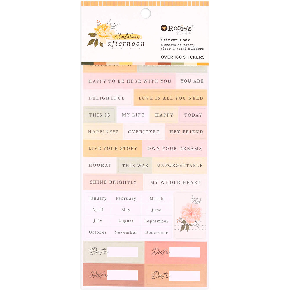 Rosie's Studio Golden Afternoon - Sticker Book