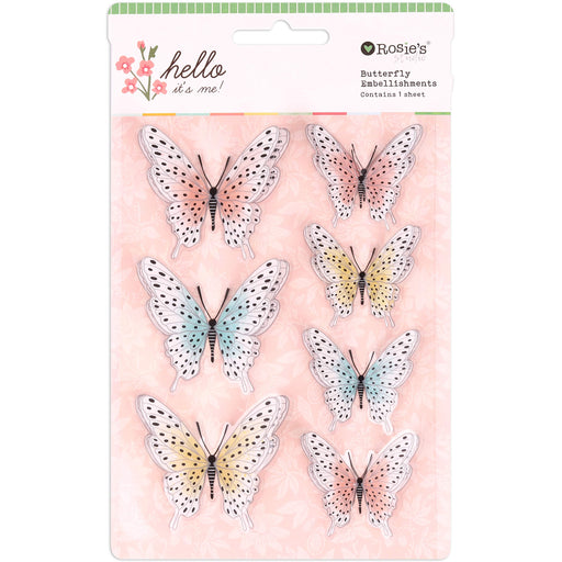 Rosie's Studio Hello It's Me - Butterfly Embellishment