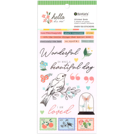 Rosie's Studio Hello It's Me - Sticker Book