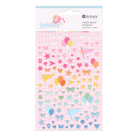 Rosie's Studio Jubilee - Puffy Motif Stickers