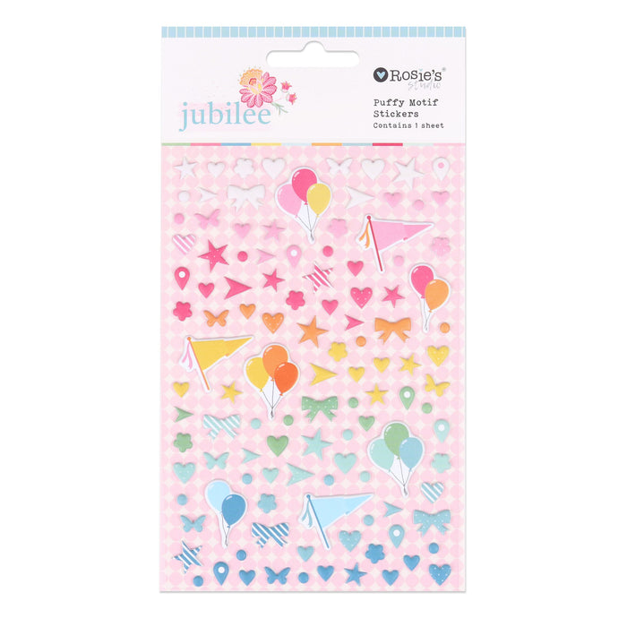 Rosie's Studio Jubilee - Puffy Motif Stickers
