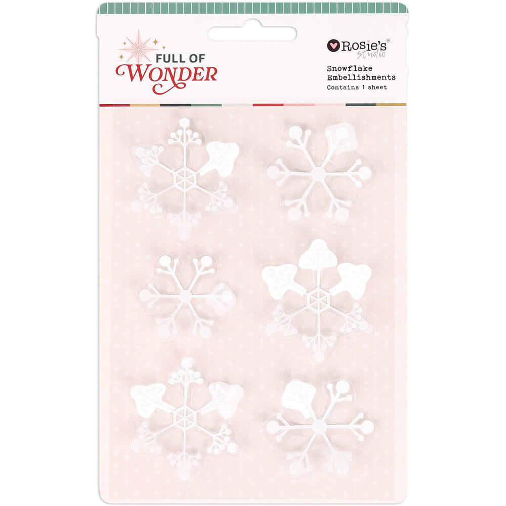 Rosie's Studio Full Of Wonder - Snowflake Embellishments