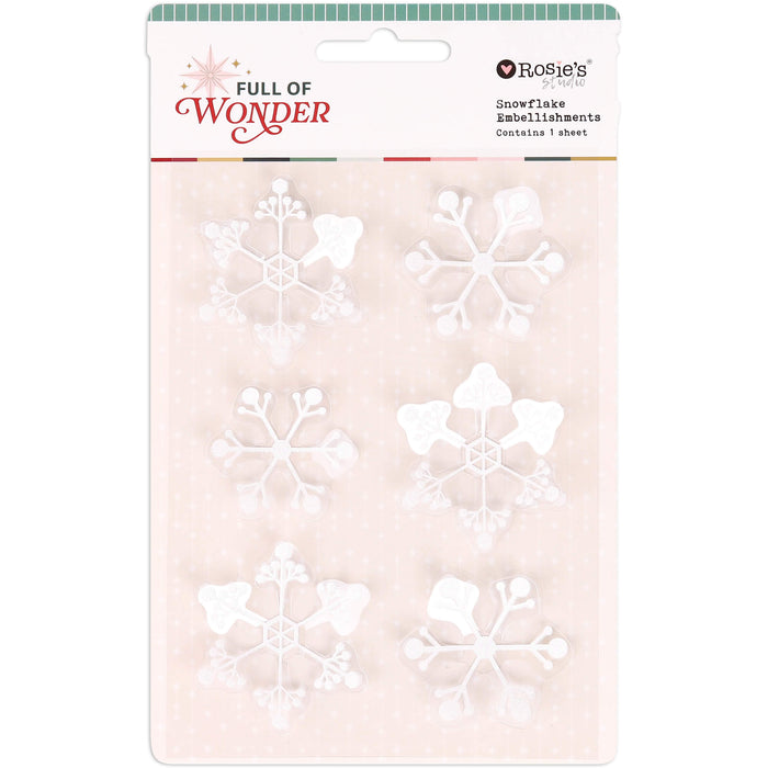 Rosie's Studio Full Of Wonder - Snowflake Embellishments