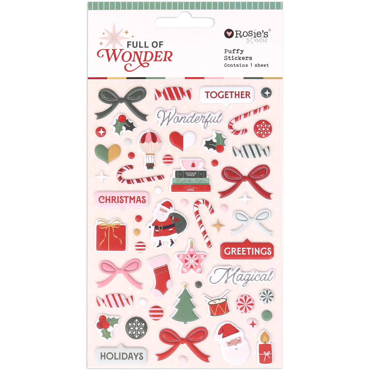 Rosie's Studio Full Of Wonder - Puffy Motif Stickers — Papermaze
