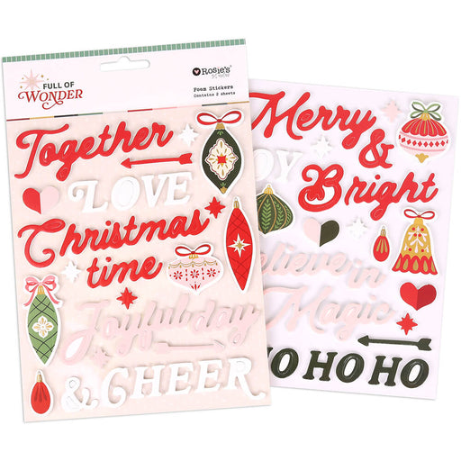 Rosie's Studio Full Of Wonder - Dimensional Foam Stickers