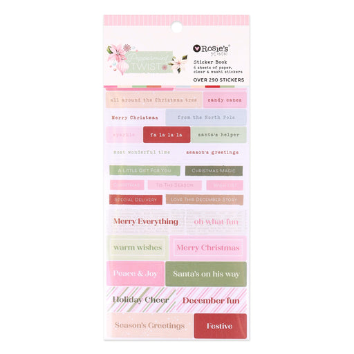 Rosie's Studio Peppermint Twist - Sticker Book