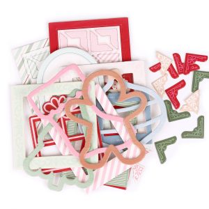 Rosie's Studio Peppermint Twist - Chipboard Frames & Corners